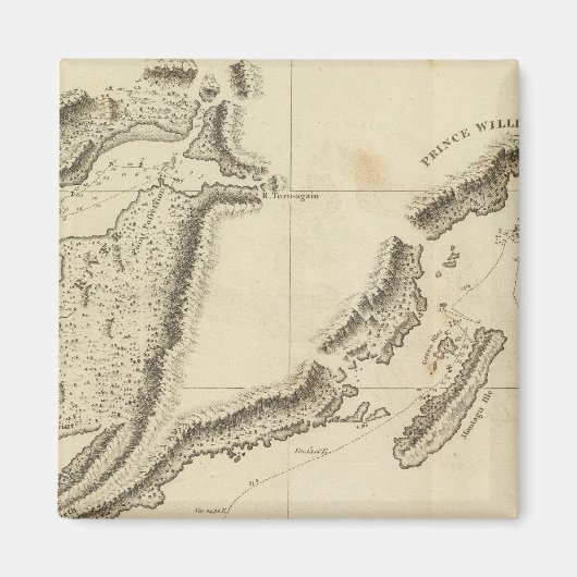 Cooks River, Alaska Magnet (Vorne)