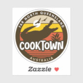 Cooktown, Queensland Australia-Aufkleber Aufkleber (Blatt)