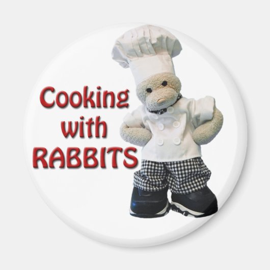 CookwifRabbits Kühlschrankmagnet (Vorne)