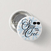 cool 100 % bleibe button (Vorne & Hinten)