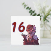 Cool 16, wolf karte (Stehend Vorderseite)