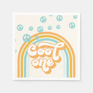 Cool 1 Retro Boy 1. Geburtstag Serviette