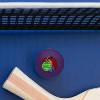 COOL! 1 Star Ping Pong Ball - Lila - Custom Tischtennisball