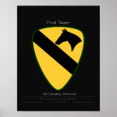 cool 1st Cavalry Division Poster (Vorne)