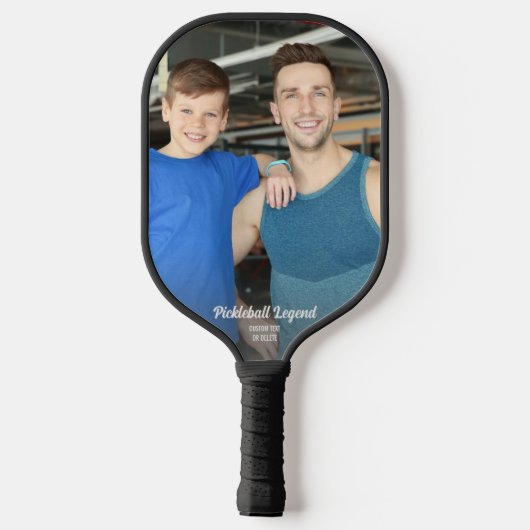 Cool 2 große Fotos für Ihren benutzerdefinierten T Pickleball Schläger (Rückseite)