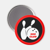 Cool 300 Bowling Magnet (Vorderseite/Rückseite)