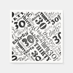 Cool 30. Geburtstag Napkins Serviette