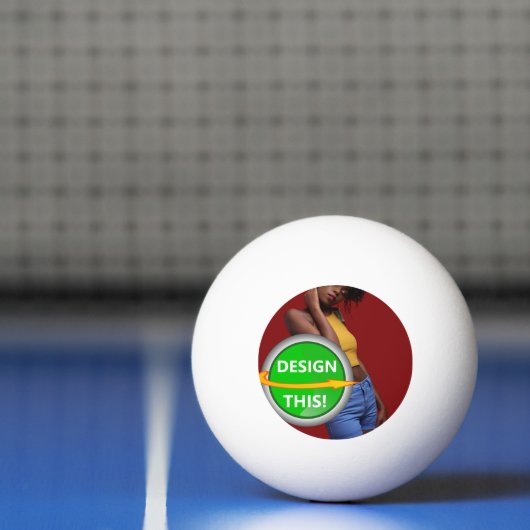COOL! 3-Sterne-Pingpong-Ball - weiß - Custom Tischtennisball (Netto)