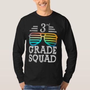 Cool 3rd Grade Squad Team Back To School Graduatio T-Shirt