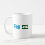 Cool 456 Code-Nummer O Say Yes Illustration Graphi Kaffeetasse (Links)