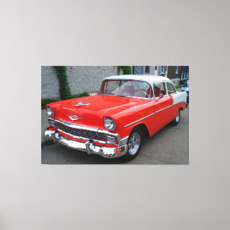 Cool 56 Chevy Leinwanddruck