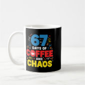 Cool 67 Days Of Coffee Teacher Retro Vibes School Kaffeetasse (Links)