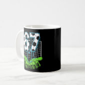 Cool 67 Soccer Number Fire Ice Sports Power Style Kaffeetasse (Vorderseite Links)