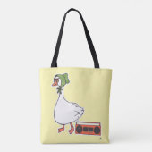 Cool 80er Bonnet Funny Kitchen GänseCartoon Tasche (Rückseite)