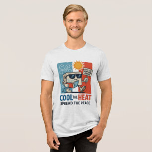 Cool aber freundlich – Chill mit Ziel Tri-Blend Shirt