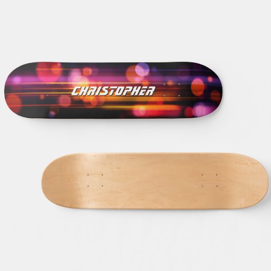 Cool Abstract Motion Graphic Style Skateboard (Horizontal)