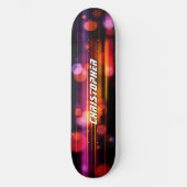 Cool Abstract Motion Graphic Style Skateboard (Vorderseite)