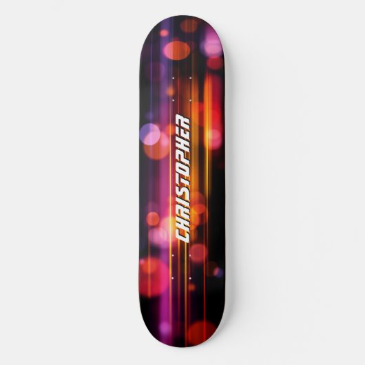 Cool Abstract Motion Graphic Style Skateboard (Vorderseite)
