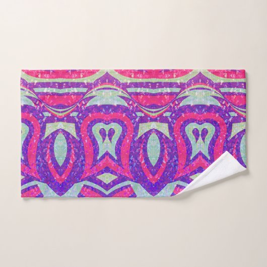 Cool Abstrakt Modernes Personalisiertes Set (Handtuch)