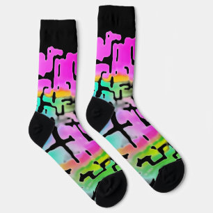 Cool Abstrakt Socken