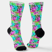 Cool Abstrakt Socken (Gewinkelt)
