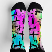 Cool Abstrakt Socken (Oben)
