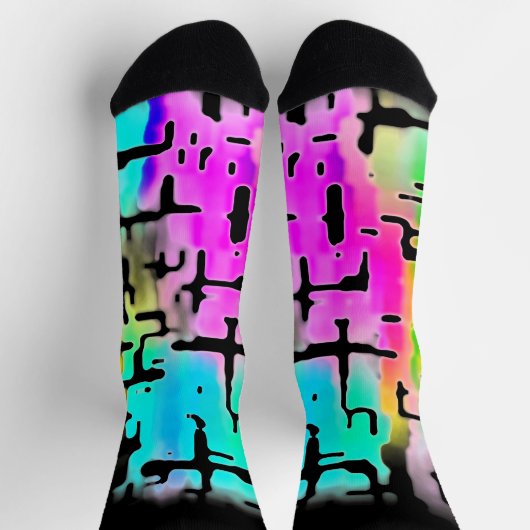Cool Abstrakt Socken (Oben)