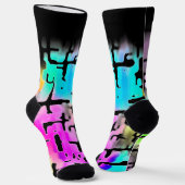 Cool Abstrakt Socken (Gewinkelt)