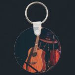 Cool Acoustic Guitar Schlüsselanhänger<br><div class="desc">Cool Acoustic Guitar</div>