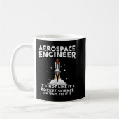 Cool Aerospace Engineer For Men Women Rocket Scien Kaffeetasse (Links)