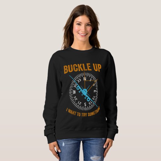 Cool Aerospace Engineering Lifestyle Airplane Pilo Sweatshirt (Vorne ganz)