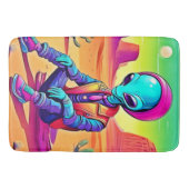 Cool Alien Desert Chillin Badematte (Vorderseite)