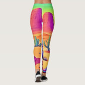 Cool Alien Desert Chillin Leggings (Rückseite)