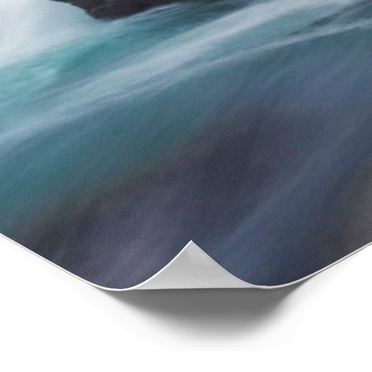 Cool als Bergbach Poster (Ecke)