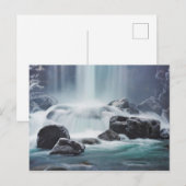 Cool als Bergbach Postkarte (Vorne/Hinten)
