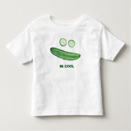COOL als Cucumber Funny Watercolor Face Kleinkind T-shirt