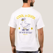 Cool als Duck T-Shirt (Rückseite)