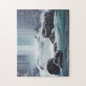 Cool als Gebirgsstrom Puzzle (Vertikal)