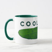 Cool als Gurke Funny Gemüse Tasse (Links)