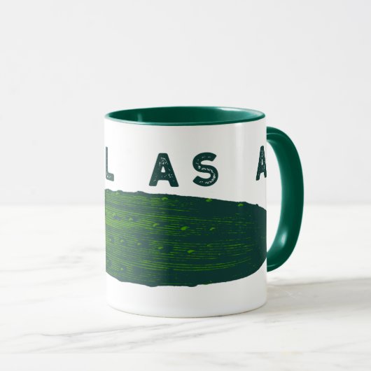 Cool als Gurke Funny Gemüse Tasse (VorderseiteRechts)