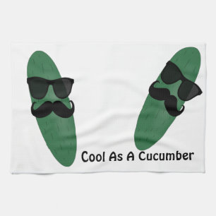 Cool als Gurke Geschirrtuch