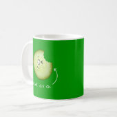cool als Gurke Kaffeetasse (Vorderseite Links)