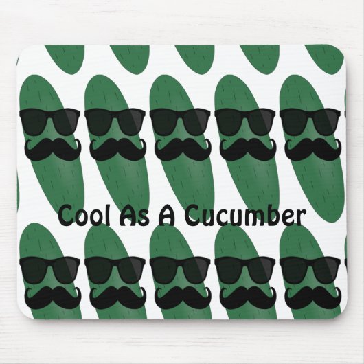 Cool als Gurke Mousepad (Vorne)