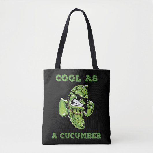 Cool als Gurken-Gangster Tasche (Vorderseite)