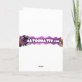 Cool als Gurken-Gruß-Karte Karte (Rückseite)