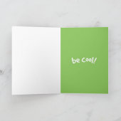 Cool als Gurken-Gruß-Karte Karte (Innenseite)