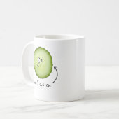 cool als Gurken-Tasse Kaffeetasse (Vorderseite Links)