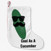 Cool als Gurken-WeihnachtsStrumpf Kleiner Weihnachtsstrumpf (Vorderseite)