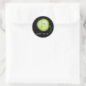 cool als Gurkenaufkleber Runder Aufkleber (Tasche)