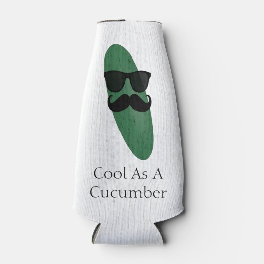Cool als Gurkenflasche Cooler Flaschenkühler (Vorderseite)